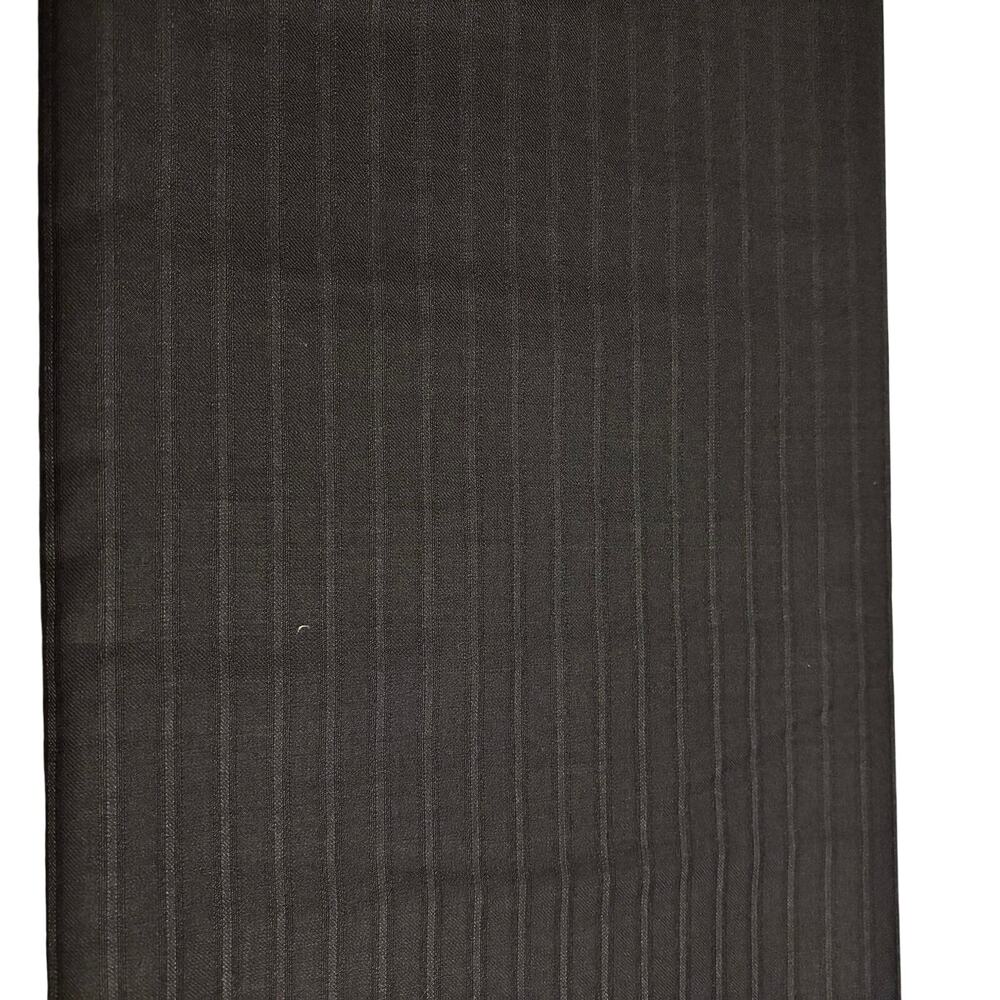 Super 130s All Wool Dark Gray Pinstripe Fabric 4 Yards 60” Wide Tailoring